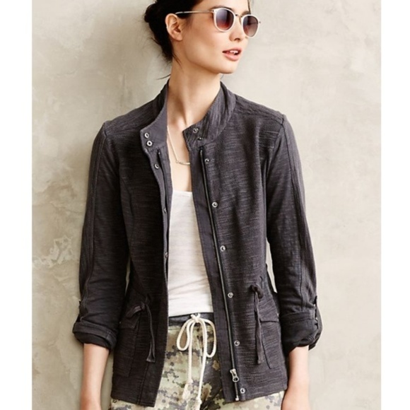 Anthropologie Jackets & Blazers - Anthropologie Cinched Knit Anorak
